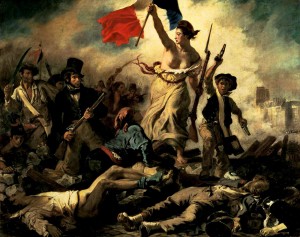 La libertà che guida il popolo - Delacroix