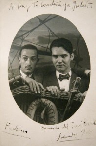 Salvador Dalì e Federico García Lorca, sulla loro relazione è stato prodotto un film made in America nel 2008 dal titolo " Little Ashes"