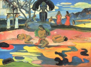 P. Gauguin, Giorno di Dio, 1894, Chicago
