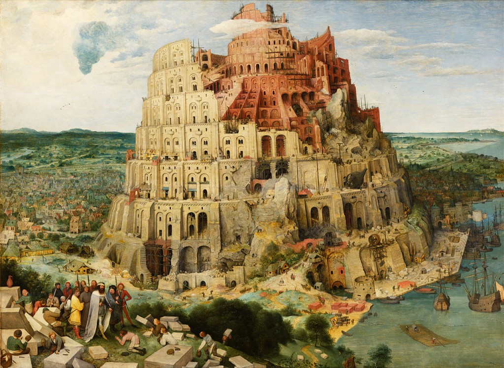 Pieter Brueghel il Vecchio, La Torre di Babele (versione conservata a Vienna), 1563 circa 