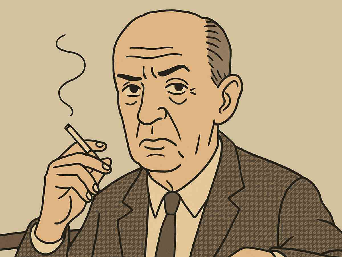 Vladimir Nabokov, immagine creata con AI
