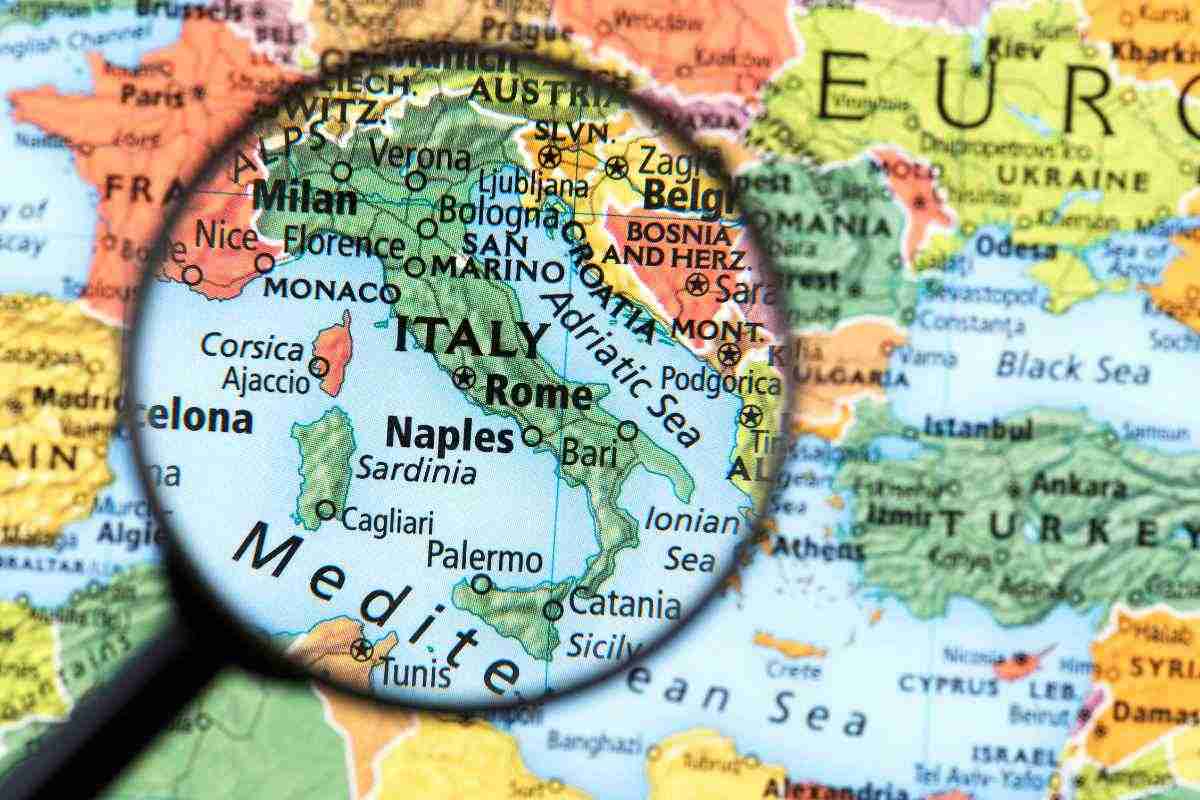 Cartina dell'Europa