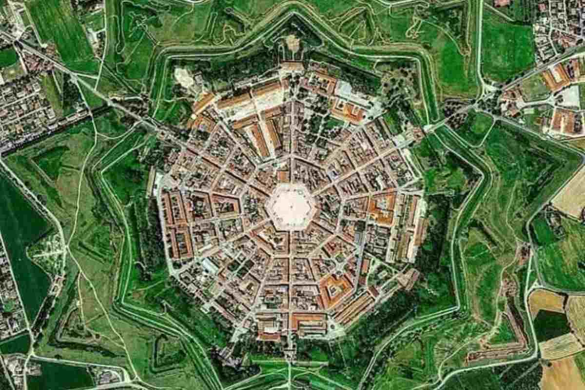 Palmanova vista dall'alto