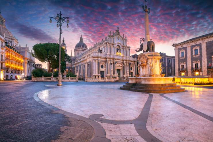 Una foto della città di Catania