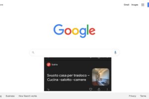 pagina google con annuncio subito.it
