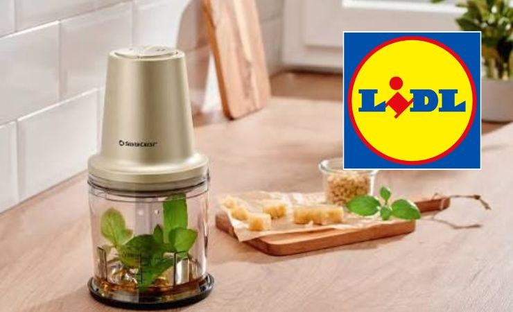 tritatutto elettrico Silvercrest e il logo della lidl
