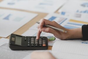 scrivere su calcolatrice