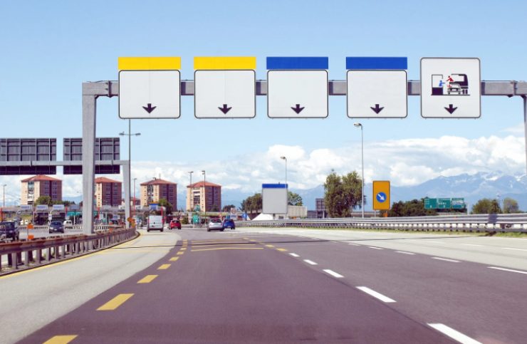autostrada cartelli autostradali