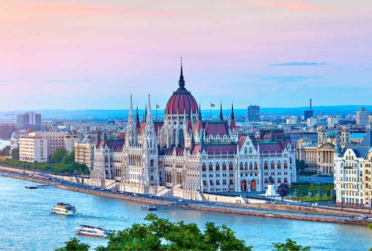 vista su budapest