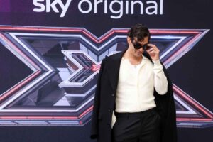 achille lauro alla presentazione di x-factor