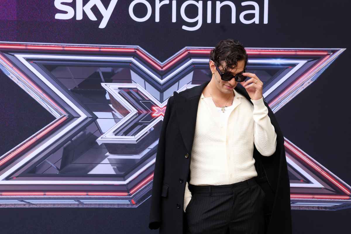 achille lauro alla presentazione di x-factor