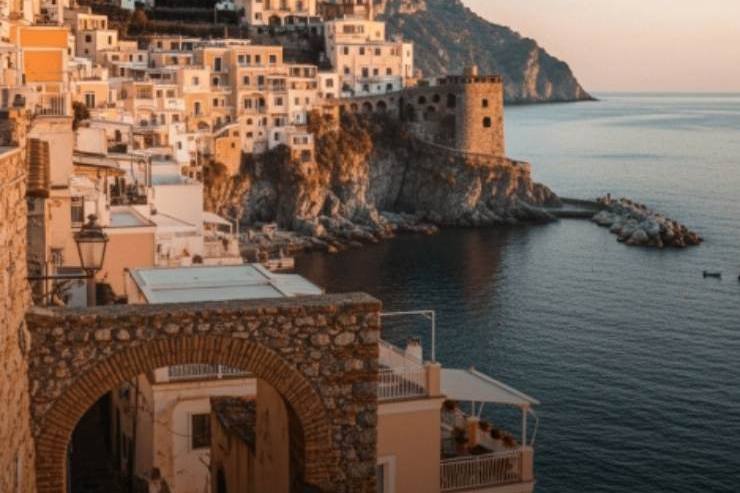 Una foto del comune Atrani