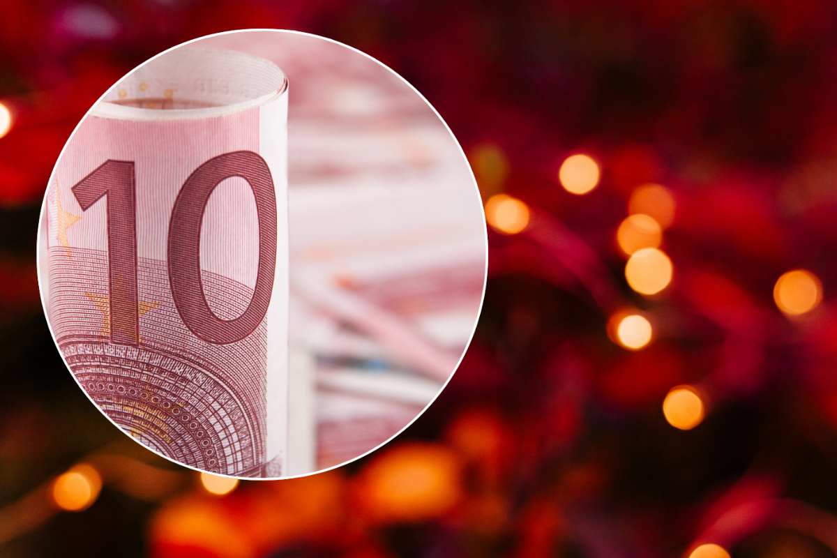 luci e banconota da 10 euro