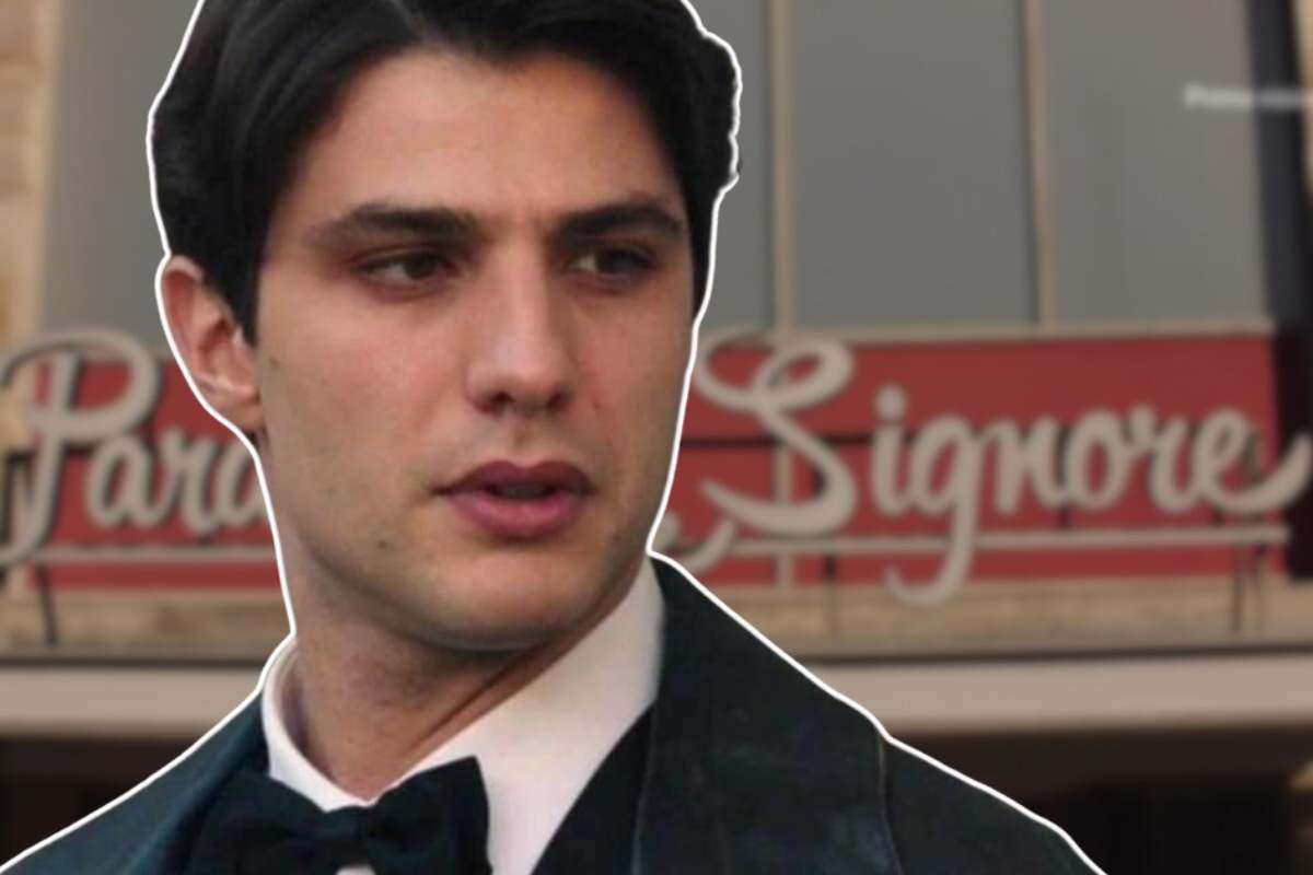 Marcello de Il Paradiso delle signore in primo piano