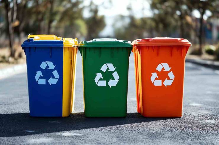 Bidoni differenziata 