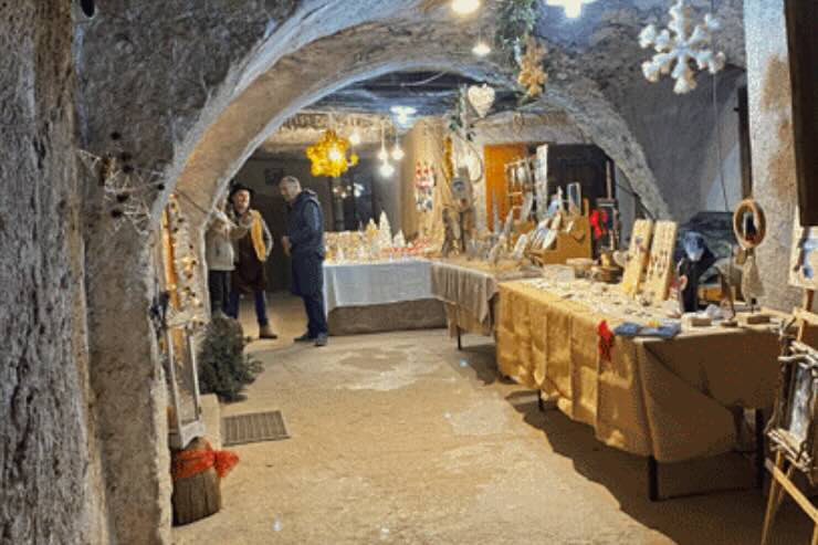 bancarelle mercato natale