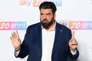 CANNAVACCIUOLO AD UN EVENTO SKY