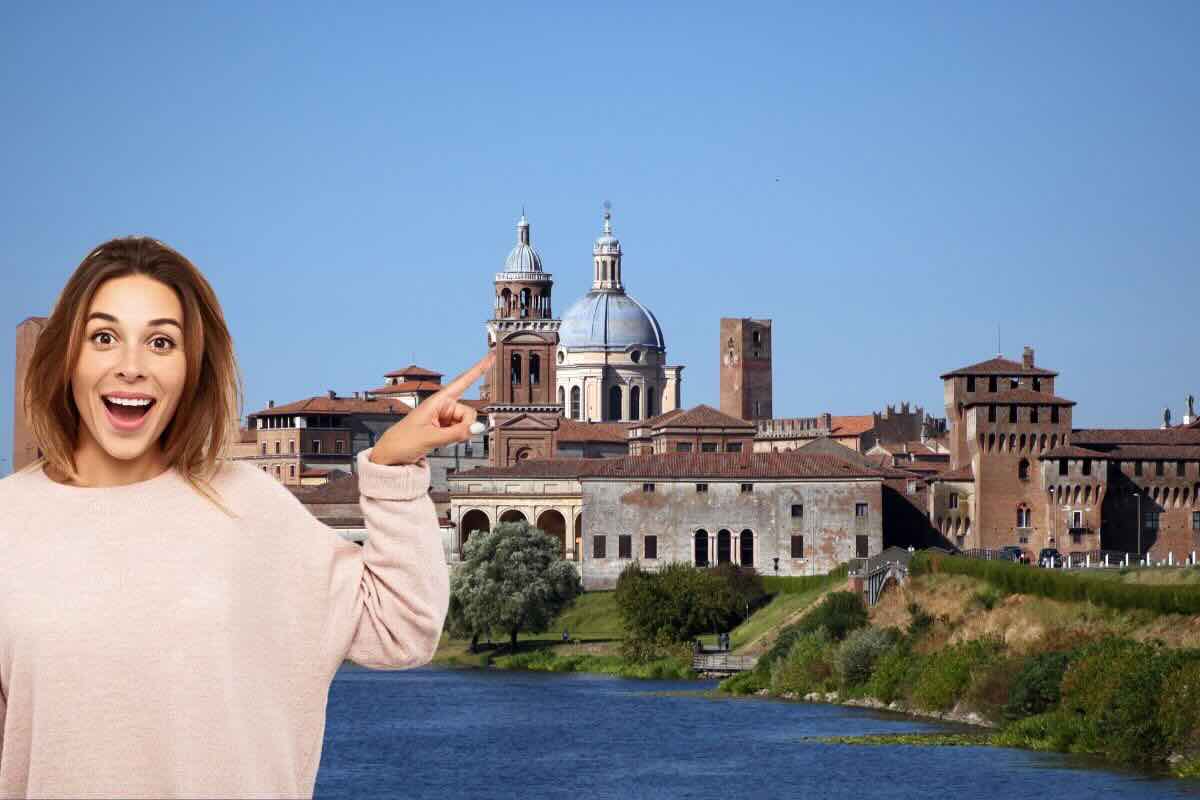 Donna indica edificio