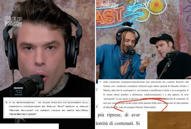 collage fede durante Pulp Podcast