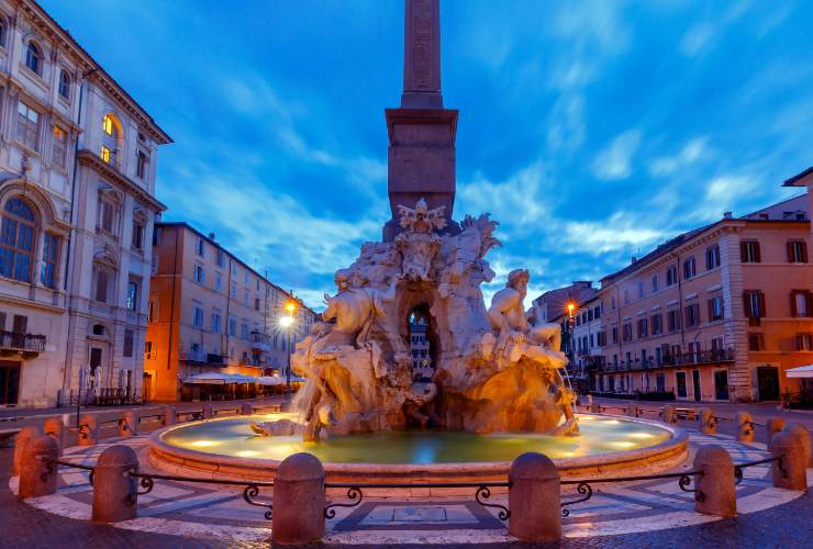 piazza navona di notte