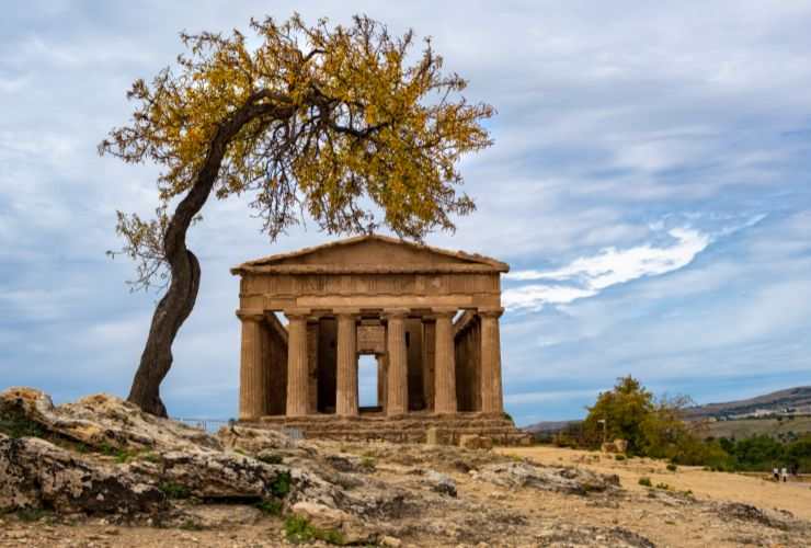 parco archeologico valle dei templi in sicilia 