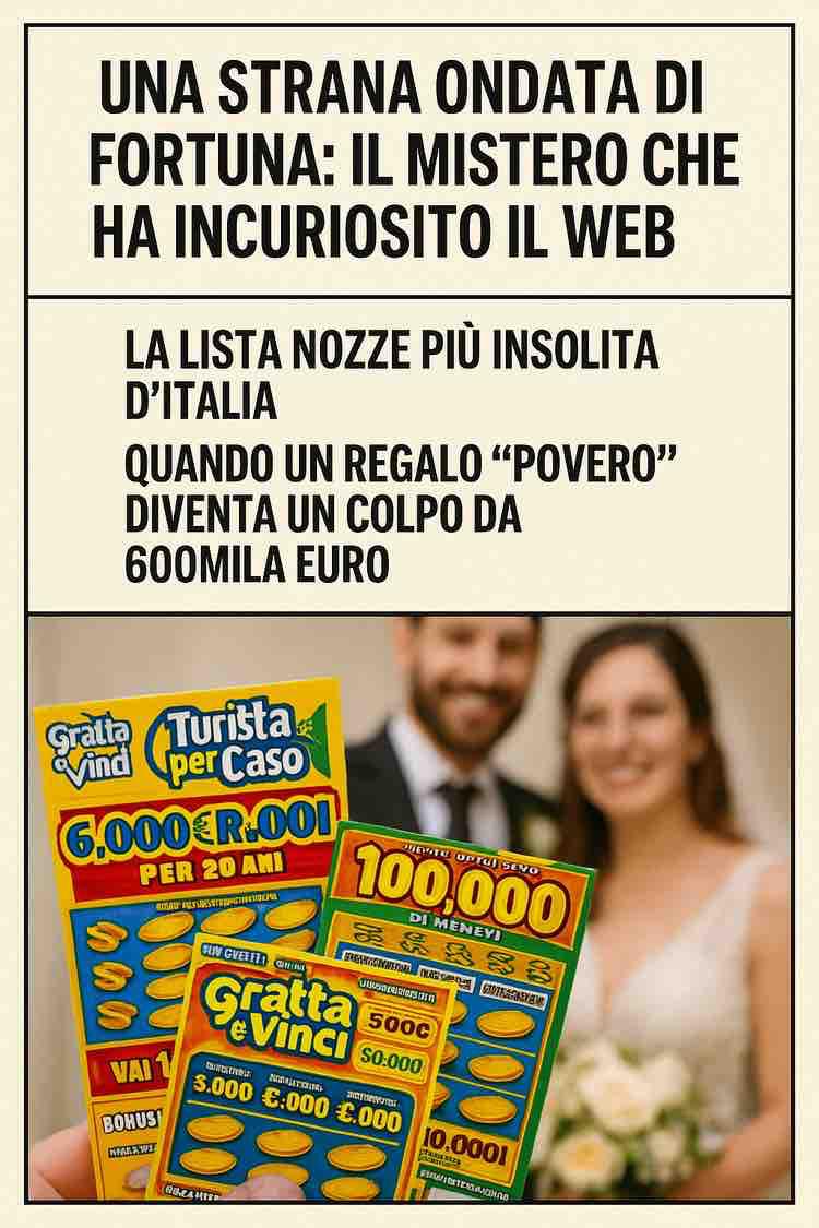 Una lista mozze quantomeno insolita