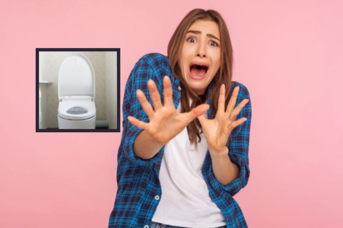 donna con aria terrorizzata