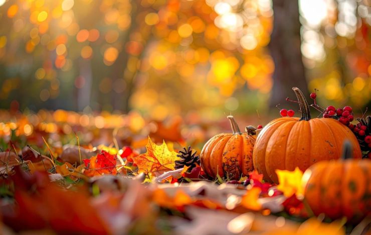 bosco foliage e zucche