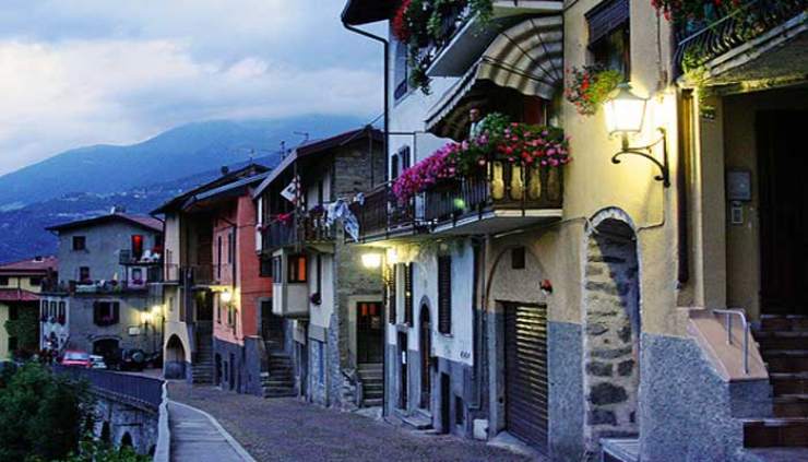 Scorcio di Bienno paese in provincia di Brescia