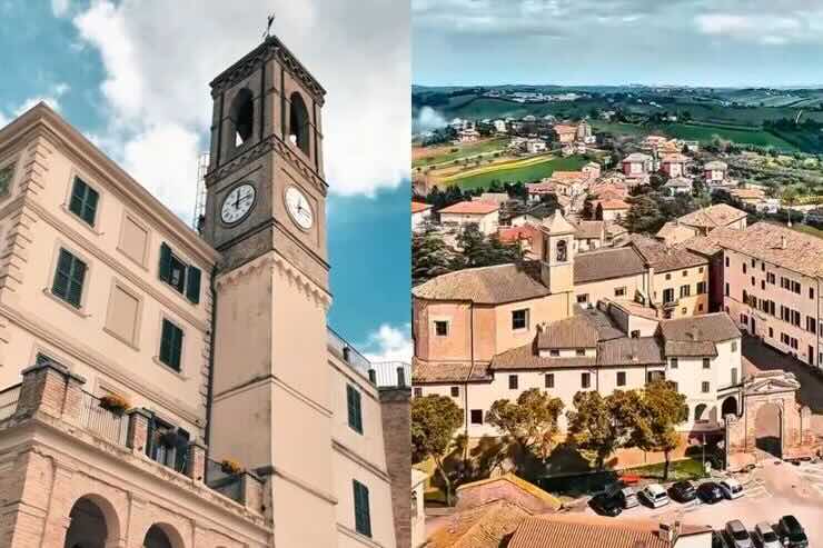 Campanile, borgo dall'alto 