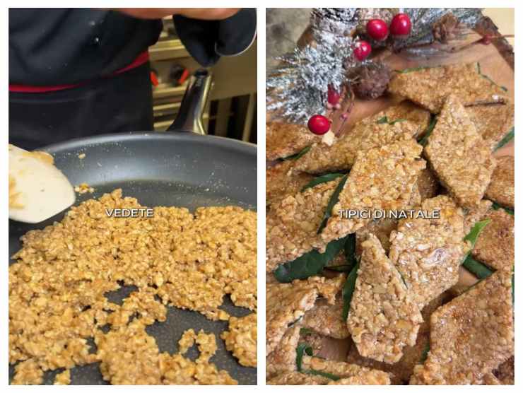 screen video della ricetta dei dolci natalizi