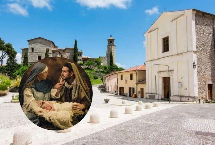 Greccio e un presepe vivente accanto